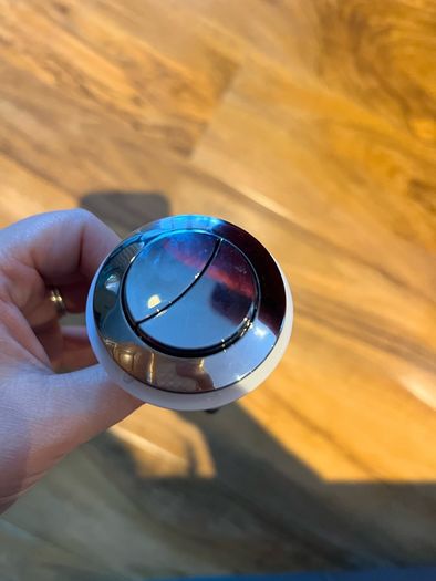 Chrome flusher button brand new