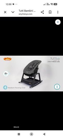 High chair and rocker.