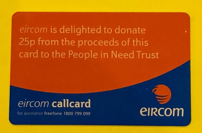 Callcard 1271 RTE Telethon