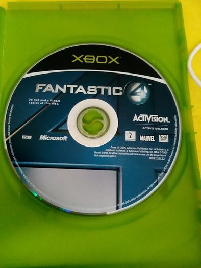 Fantastic 4 Xbox Original Games Game