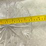 Clear cut-glass or crystal flat cake plate or serving platter featuring a radial starburst and fan-cut pattern Image 3