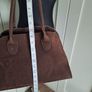 Brown Faux Suede Tote Image 5