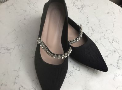 Beautiful Shoes Jewelled Ballerina Flats Size 41