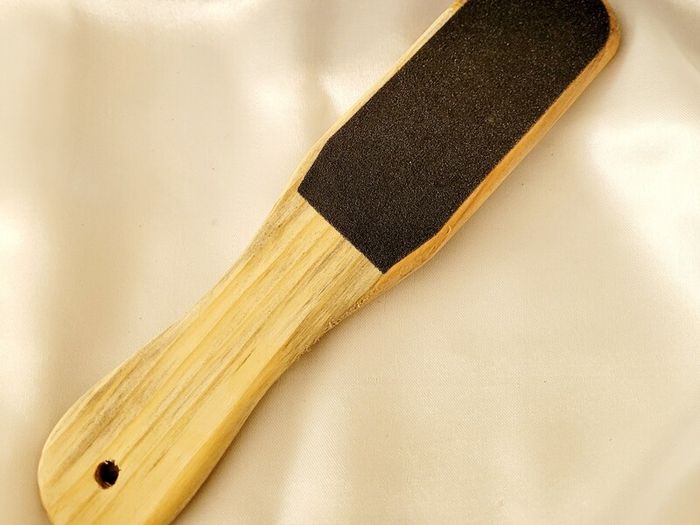 Large Wooden Pedicure Double Sided Hard Foot File