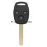 Replacement Key for Honda Accord, Jazz, CR V Image 2