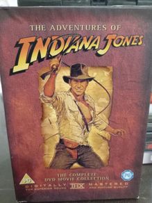 Indiana Jones Trilogy Dvd Boxset Harrison Ford action adventure.