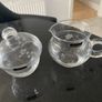 Duiske Irish glass lidded sugar bowl and jug Image 2