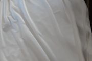 Cream velvet lined professionally made curtains size 4 widths drop 62inch pinch pleating