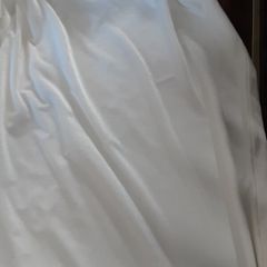 Cream velvet lined professionally made curtains size 4 widths drop 62inch pinch pleating
