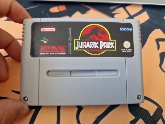 Jurassic Park Snes Super Nintendo Arcade Retro Games Original