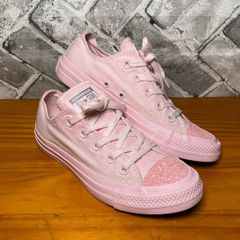 Converse Chuck Taylor All Star Sugar Charm Ladies Low Pink Canvas Trainers UK4 EU36.5