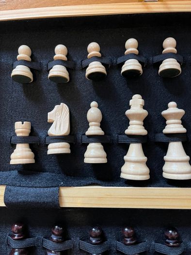 Wooden chess set
