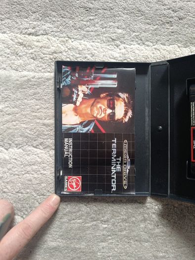 The Terminator Mega Drive Boxed with Manual