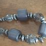 Vintage Grey Black Necklace. Image 8