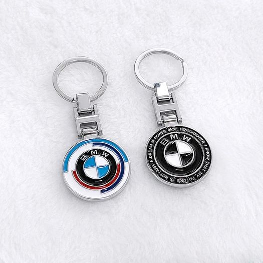 1Pcs Car Emblem Keychain H Buckle Double-sided Key Ring For BMW M3 M4 M5 F93 F92 F97 F98 F95 F96 F94 G30 G20 G05 G06 G07 F07 F34