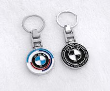 1Pcs Car Emblem Keychain H Buckle Double-sided Key Ring For BMW M3 M4 M5 F93 F92 F97 F98 F95 F96 F94 G30 G20 G05 G06 G07 F07 F34