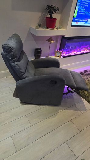 Grey Recliner Chair
