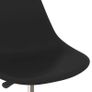 Swivel Dining Chairs 6 pcs Black PP Image 7