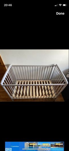 Baby Elegance Cot (3 Heights)
