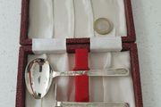 Vintage Silver EPNS Boxed Baby Spoon Set
