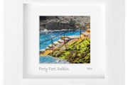 The Forty Foot, Dublin, B - mini Framed print by artist Helen Mathews