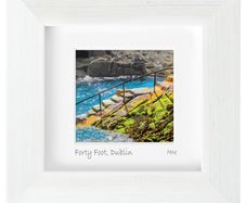 The Forty Foot, Dublin, B - mini Framed print by artist Helen Mathews