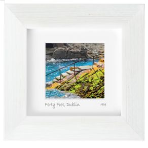 The Forty Foot, Dublin, B - mini Framed print by artist Helen Mathews
