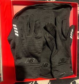 New balance running winter gloves neck tube size L/XL
