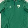 Vintage 00s Umbro Ireland Half Zip Jacket Top Mens XL Image 2