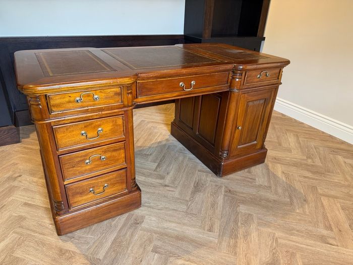 Mahogany Pedestal Desk