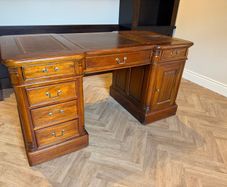 Mahogany Pedestal Desk