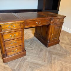 Mahogany Pedestal Desk