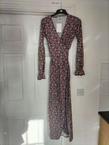 in the style wrap around dress bnwt