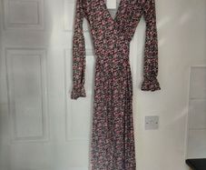in the style wrap around dress bnwt