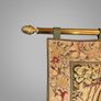 Vintage French "Fete Champetre" Village Festival Tapestry Image 3