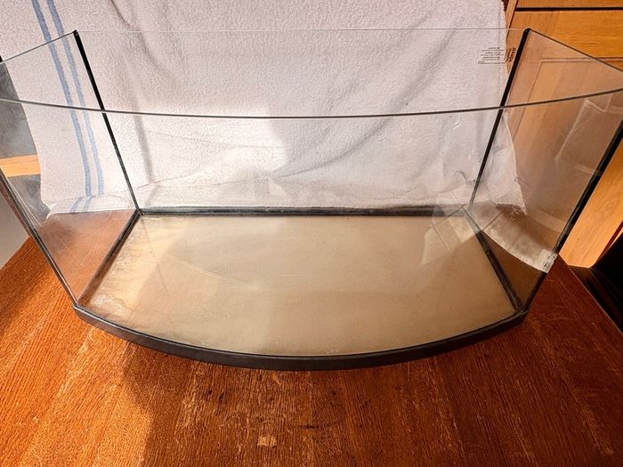 Fish Tank Aqua 60cm - Bow Front Aquarium 45L