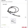 Peugeot/Citroen VM REAR ABS / Traction Control Sensor Image 7