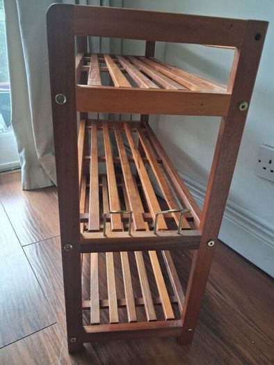 Wooden Shoe Rack