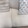 Cream 3 Seater Sofa + Matching Armchair Image 3