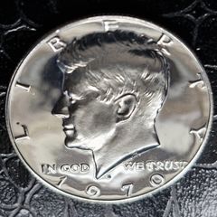 U.S.A  Proof Kennedy Silver 1970 Half Dollar coin