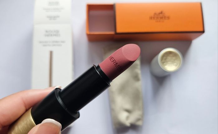 Hermes Matte Lipstick in 48 Rose Boise