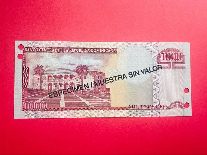 Dominican  Republic  1000 Pesos  2003. PICK 163s   SPECIMEN. ( Uncirculated )