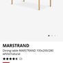 Extendable JYSK dinner table and chairs Image 3