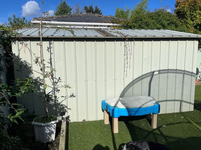 Metal shed