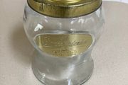 Chocolate Glass Jar Italian 70's