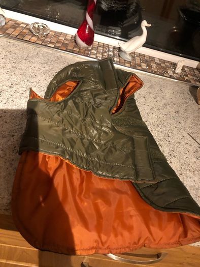 Dogs BNWT green velcro gillet size M