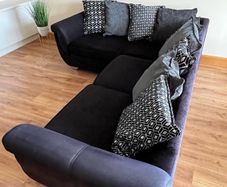 Corner double sofa bed