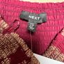 Christmas burgundy viscose Skirt Image 3