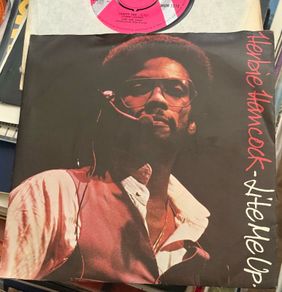 Herbie Hancock Lite Me Up 1982 CBS A2222 7 Inch Vinyl Record 45rpm