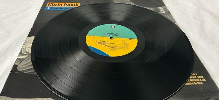 Chris Isaak Heart Shaped World 1989 Original US Pressing Promo Vinyl LP Wicked